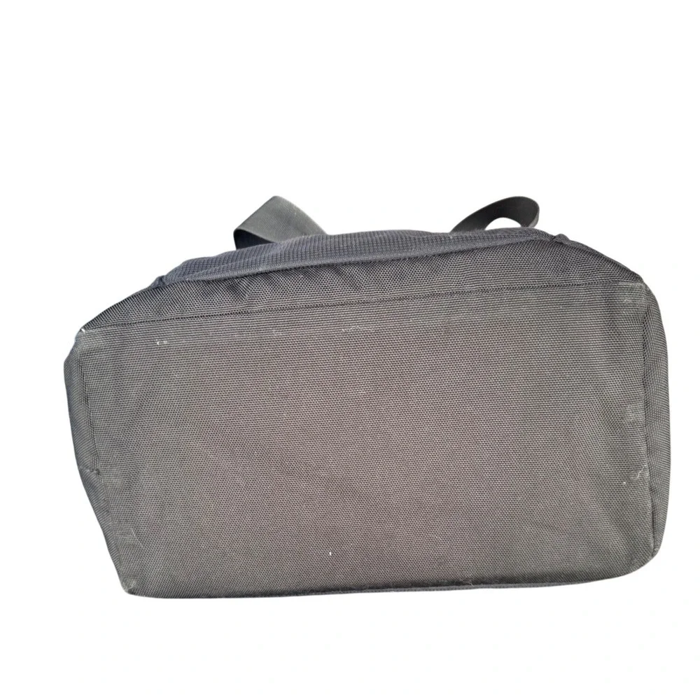 LL Bean Black Nylon‎ Utility Duffle Bag Travel Toiletry Organizer Pockets Mens